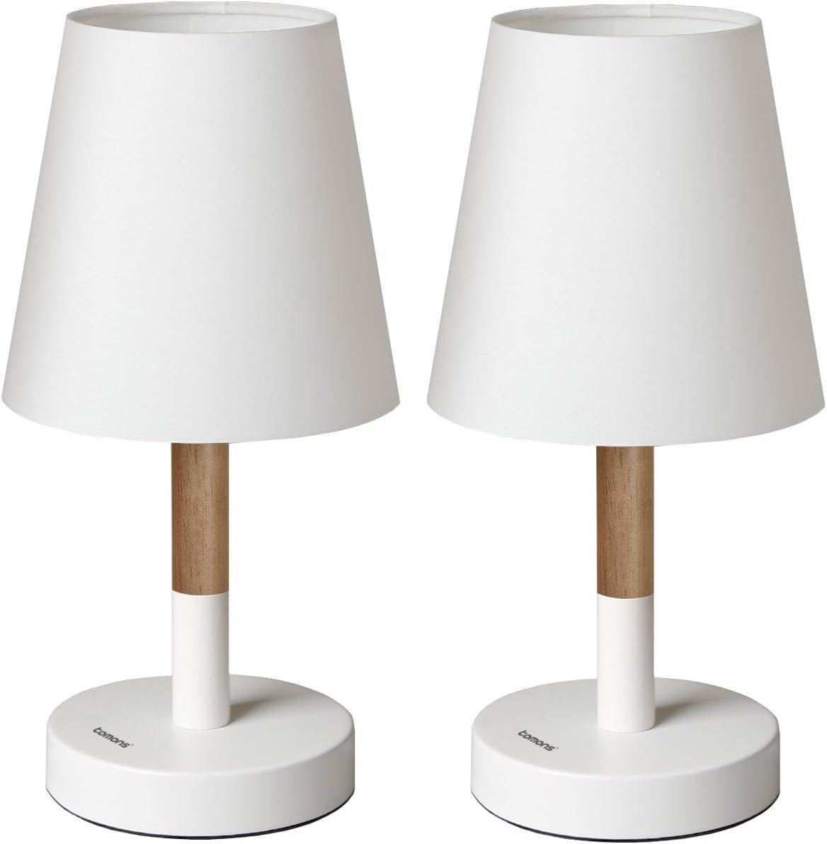 Lampade: 2er Set LED Nachttischlampe aus Holz – Nuovo e nell'imballaggio originale da Nuglar venduto da SaleRitter