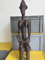 Holzfigur Afrika Mutter Kind Figur geschnitzt antik
53