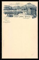 Litho Lucerne, Swan Hotel Cygne, Aussena