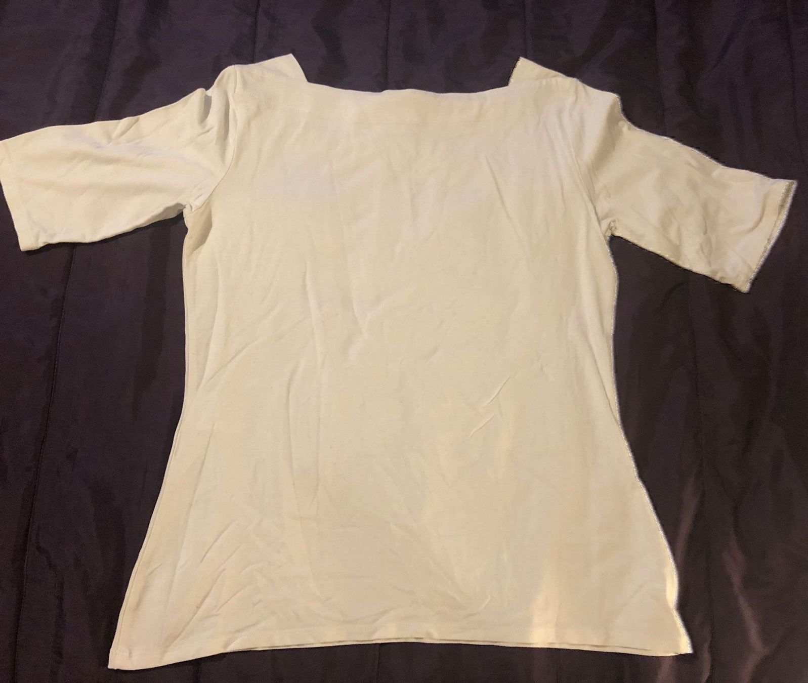 Top: Top blanc t.38 – Usato da Sion venduto da DayJenn 2
