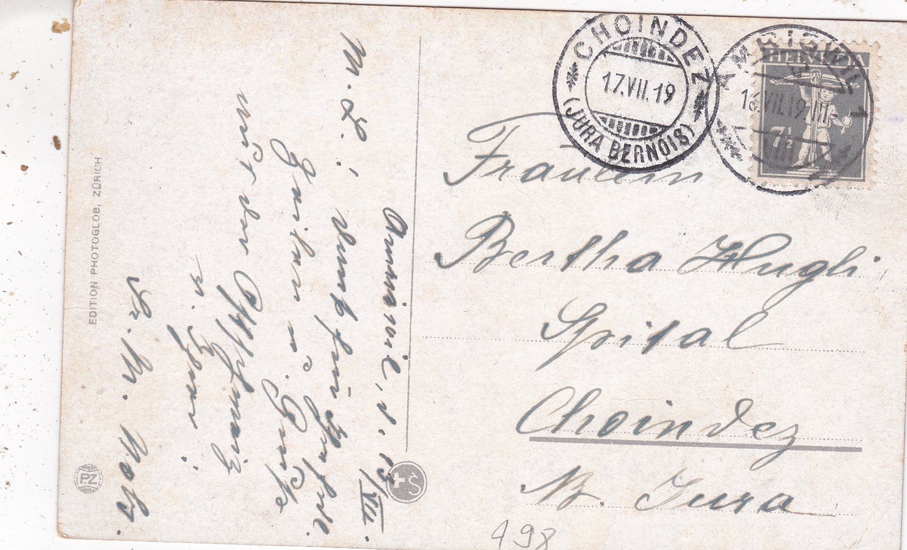 Cartoline postali: Romanshorn Hafen Schiffe 1919 – Usato da Herisau venduto da Lisegrat2008 1