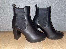 High Heel Stiefeletten - black