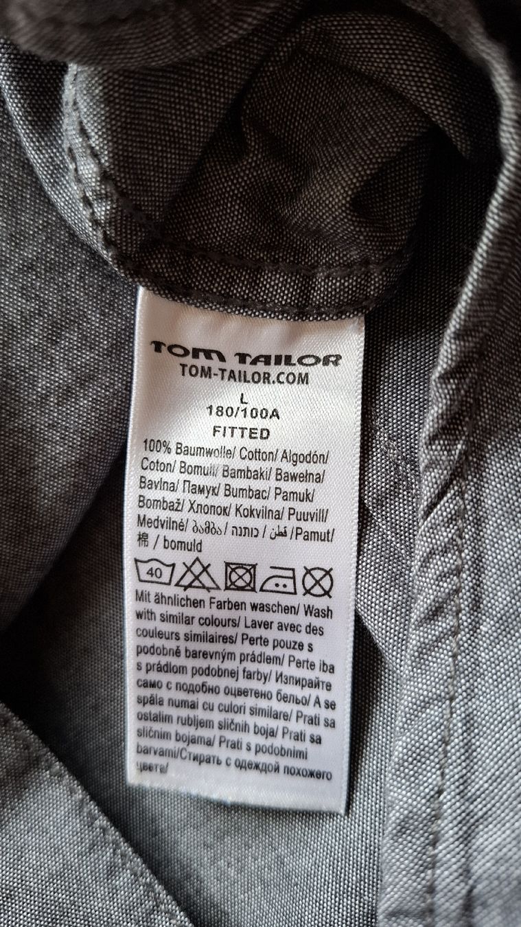 Tom Tailor Camicie: Tom Tailor Herren Hemd, Grösse L – Usato da Pagig venduto da Spring14 2