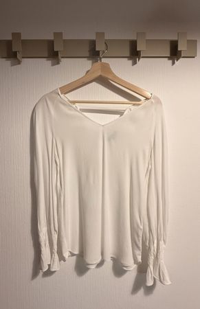 Blouse blanche Massimo Dutti S