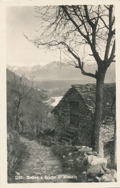 Cartoline postali: Minusio - Brione + 1926 – Usato da Emmenbrücke venduto da teestube