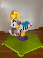 Fisher-Price Zebra Hüpfspielzeug / Hüpfpferd mit Sound