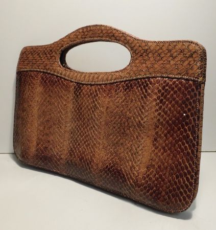 Handtasche Design 50/60er jahre Leder Handtasche