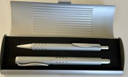 Edles Schreibset HAUSER mit Etui Alu-Optik
