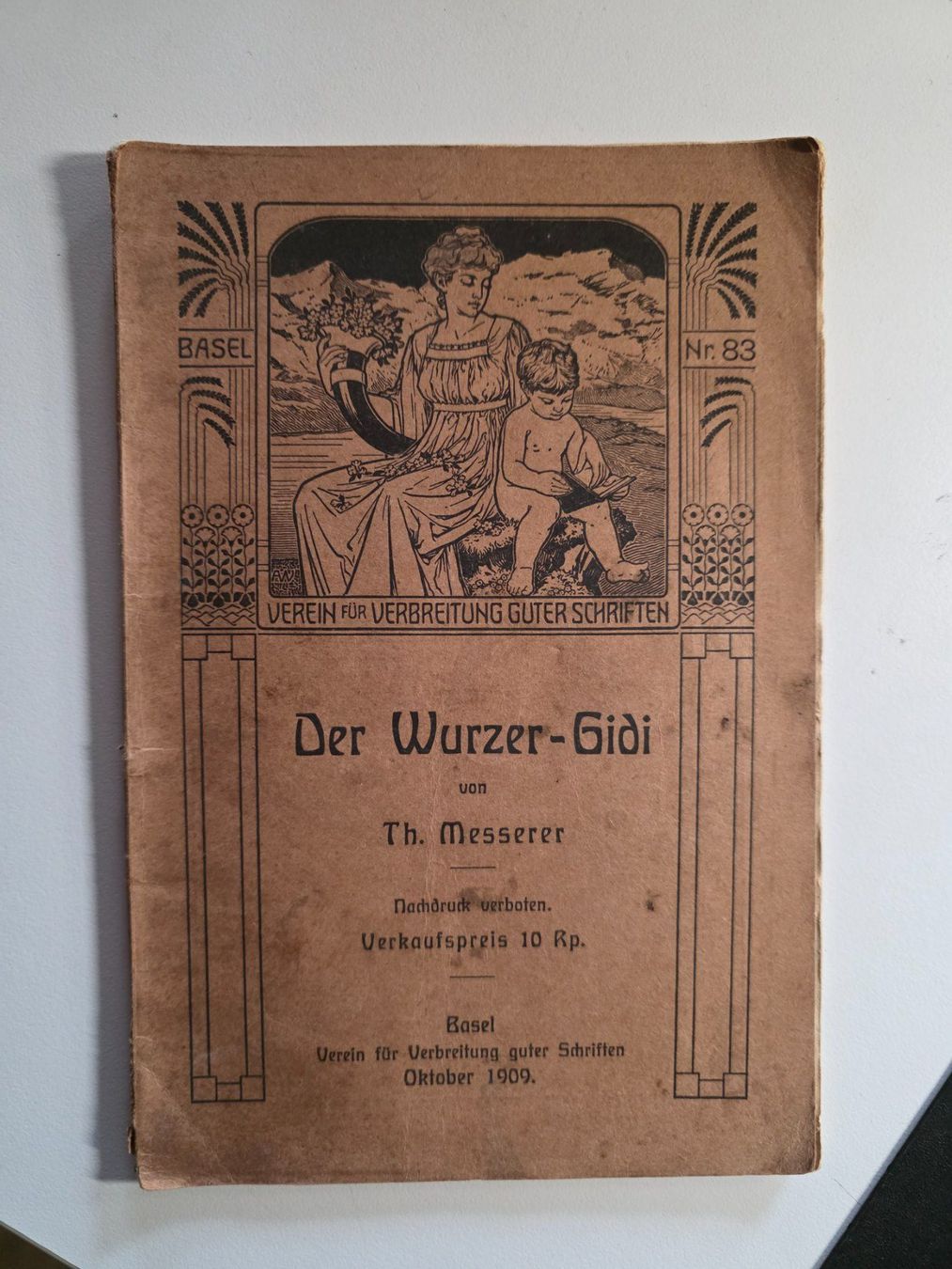 Libri: Der Wurzer-Gidi - Th. Messerer - 1909 – Usato da Walterswil BE venduto da Lonitti