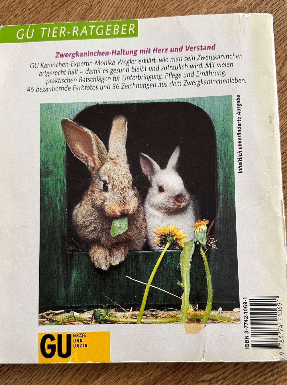 Libri: Buch Ratgeber Zwergkaninchen – Usato da Krauchthal venduto da Kiddy32 1