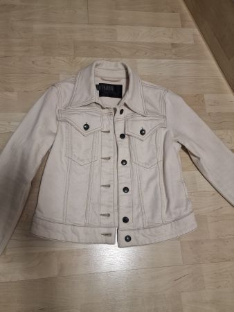 Kurze Jeans Jacke Drykorn beige Grösse 36