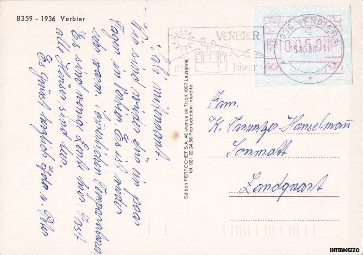 Cartoline postali: Verbier VS // Kühe Sommer 1980 – Usato da Basel venduto da intermezzo12 1