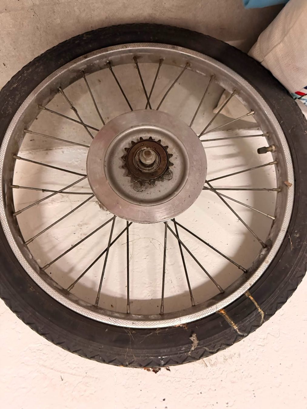 Solex Ciclomotori: Solex Flash Hinterrad kpl. plus Autoradios zu verschenken – Usato da Dussnang venduto da Zucchero2 1