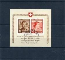 Alle Briefmarken: PJ 1941 Block gest. LOMMIS – Gebraucht aus Winterthur von Kyoung