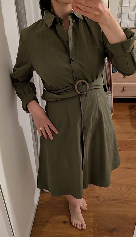 Mango Vestiti: Tailliertes Hemdkleid, Mango, Gr. L – Usato da Dübendorf venduto da gar_5yv6