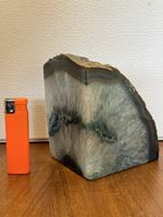 Dekorativer Achateinsatz / Kerzenständer 1.84 kg schwer!
