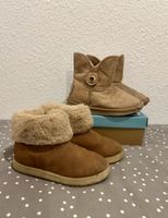 2 X Bottes fourrées marron (1xZara) taille 27, état usagé