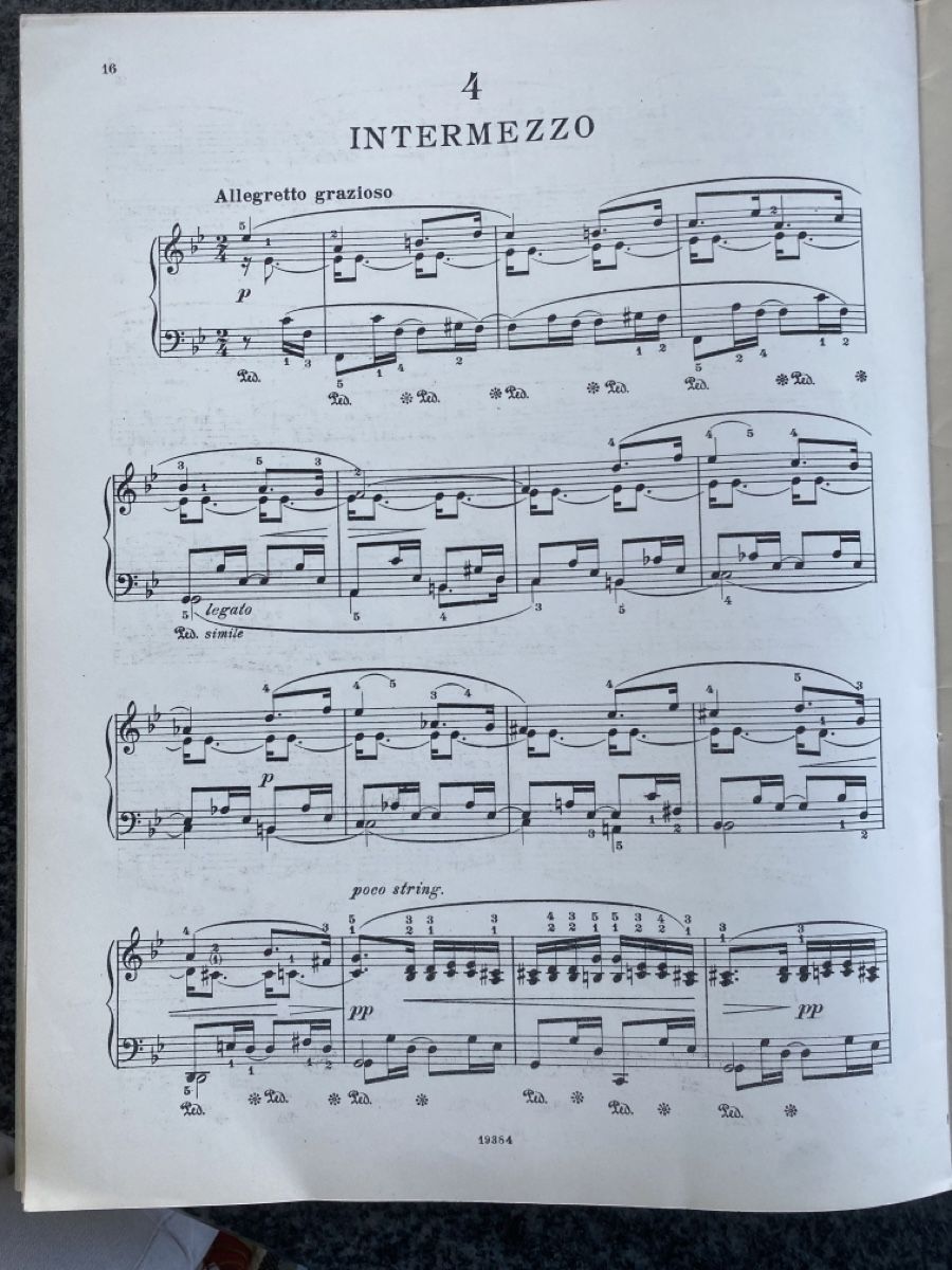 Libri: Brahms Klavierstücke op 76 – Usato da Stettlen venduto da Hansj 5