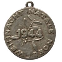 Medaille Militär Weihnachten 14. Division Noël 1944 Silber