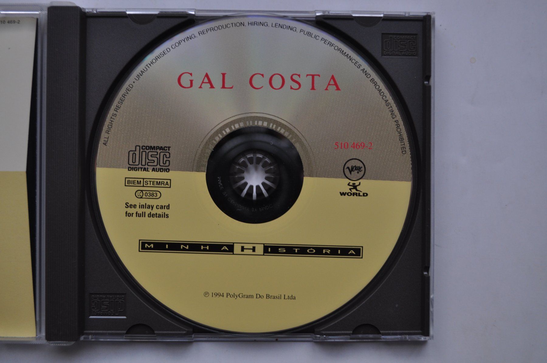 CD: Gal Costa - Minha Historia – Usato da Marin-Epagnier venduto da Vinil68 2