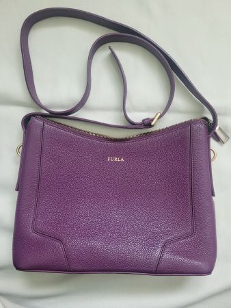 Sac crossbody Furla en cuir violet