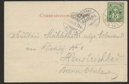 1899  5 Rp. Bildpostkarte v Emdthal n Heustrich
