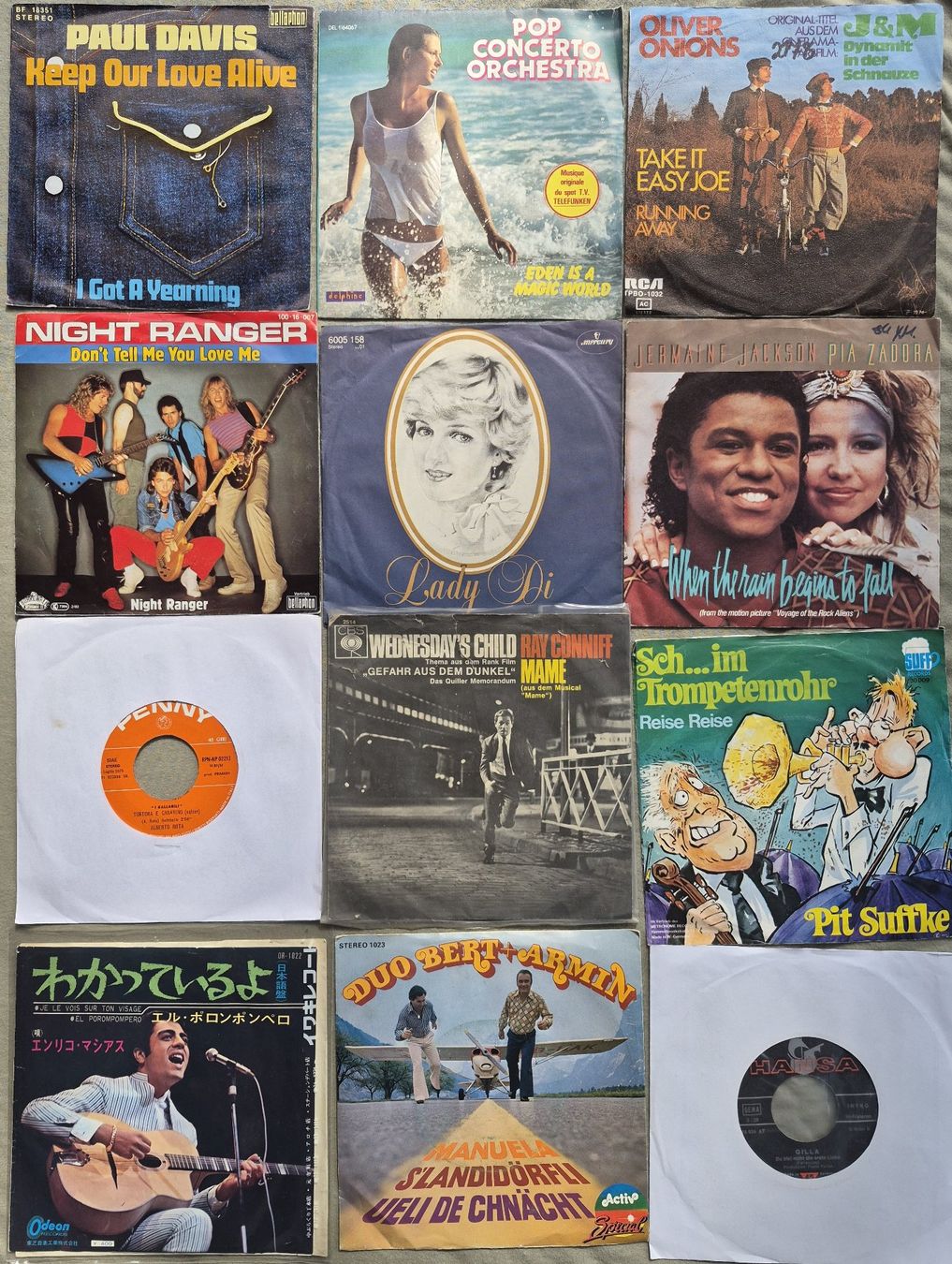 Dischi in vinile: 120 singles: Pop, rock, jazz, country,... – Usato da Onex venduto da X-Ray69 1