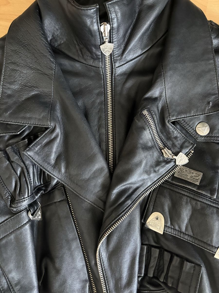 Vestes: Uncle Sam Black Leather Jacket - Size L – D'occasion à Zürich par dav_6z8m 1