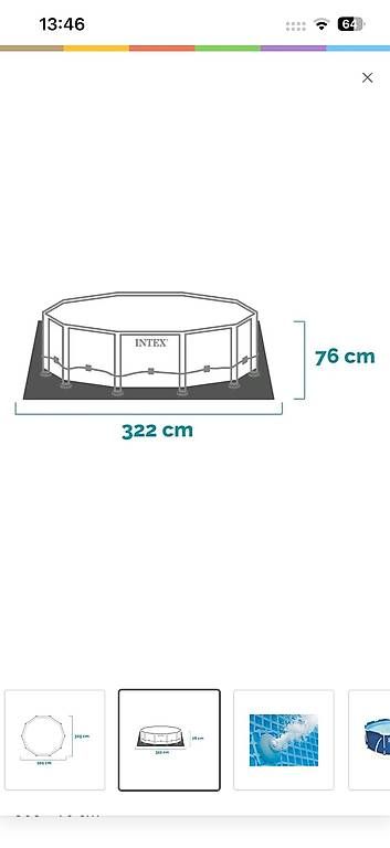 Piscine: INTEX Metal Frame Pool Set – Usato da Wangen SZ venduto da mr.schmid77 1