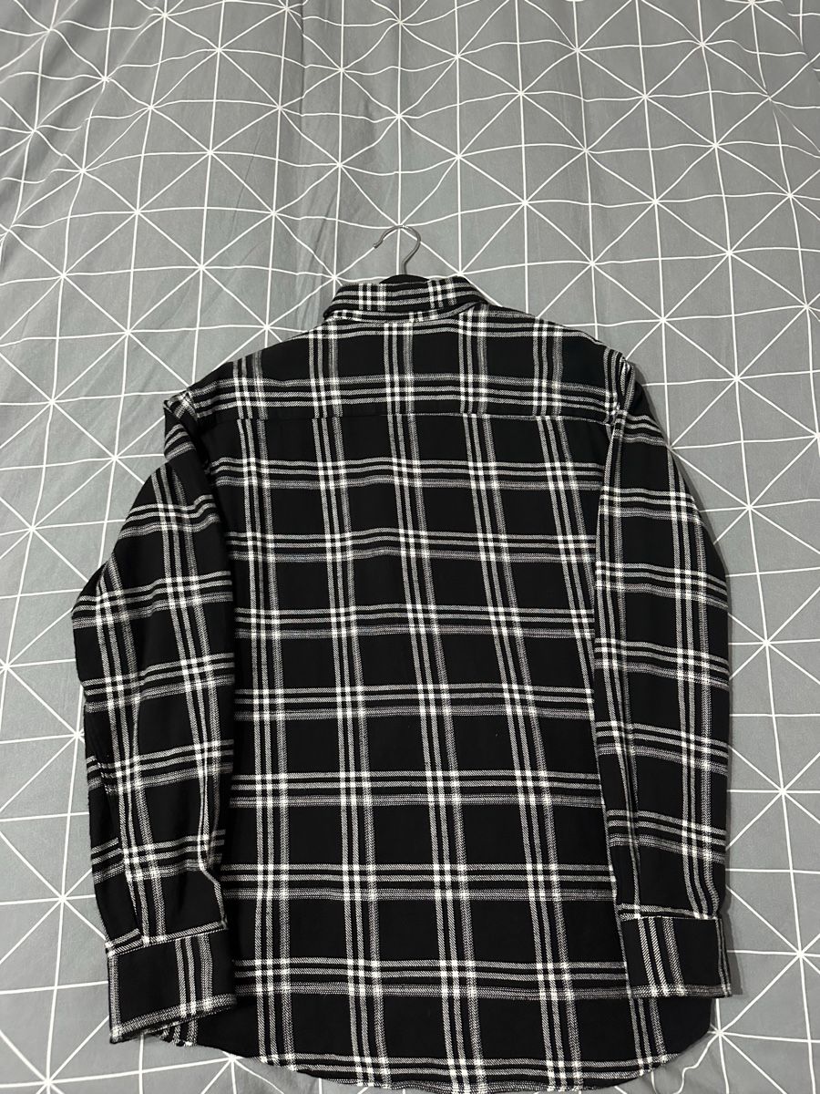 Pull&Bear Camicie: Pull&Bear Black Plaid Shirt size S – Nuovo (secondo la descrizione) da Clarens venduto da Riviera_Friperie 3