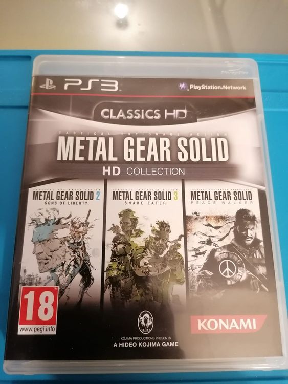 METAL GEAR SOLID HD COLLECTION PS3 EN PEGI EU