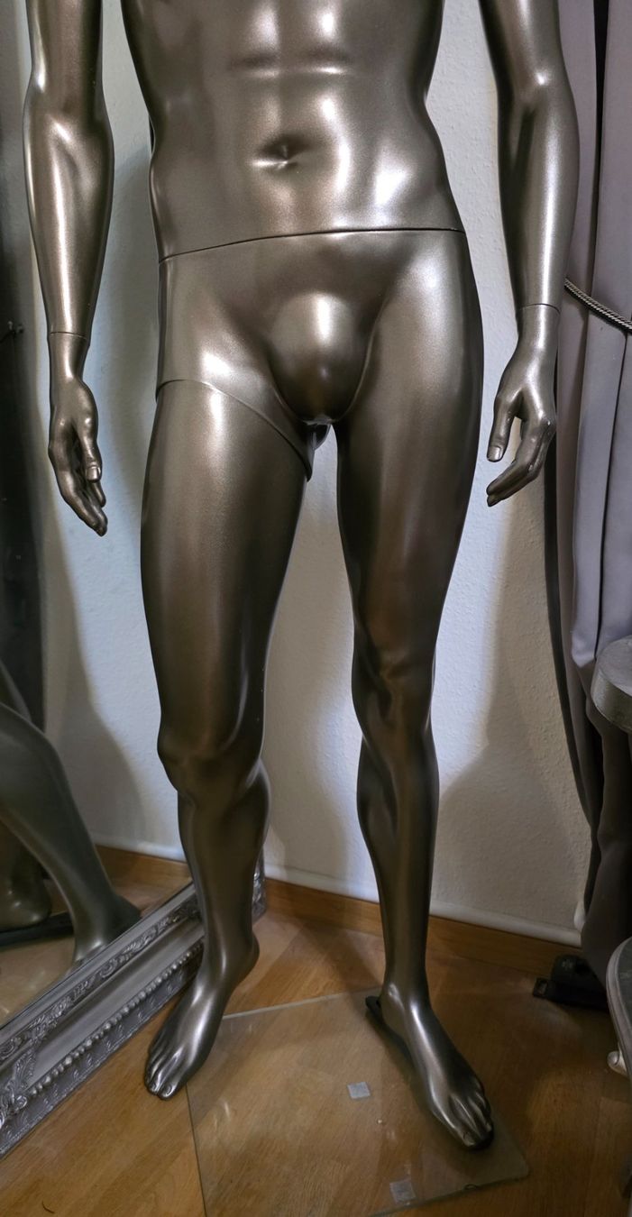 Allestimento di negozi e stand fieristici: Schaufensterpuppe / Mannequin Silber – Usato da Zürich venduto da sirstians000 2