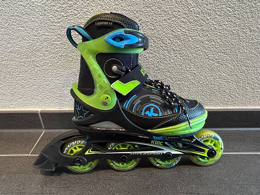 Pattini in linea & Pattini a rotelle: KTec Inline Skates, verstellbar, Grösse 32-35 – Usato da Hildisrieden venduto da Albi35 3