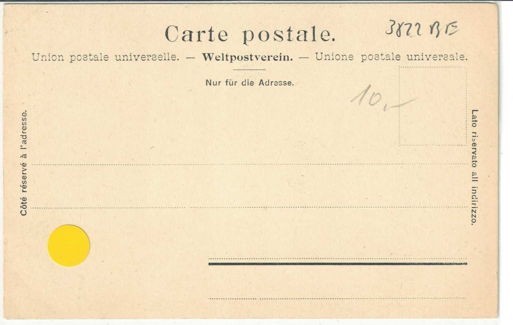 Cartoline postali: Lauterbrunnen und Staubbach - Litho – Usato da Ettingen venduto da Kartenplanet 1