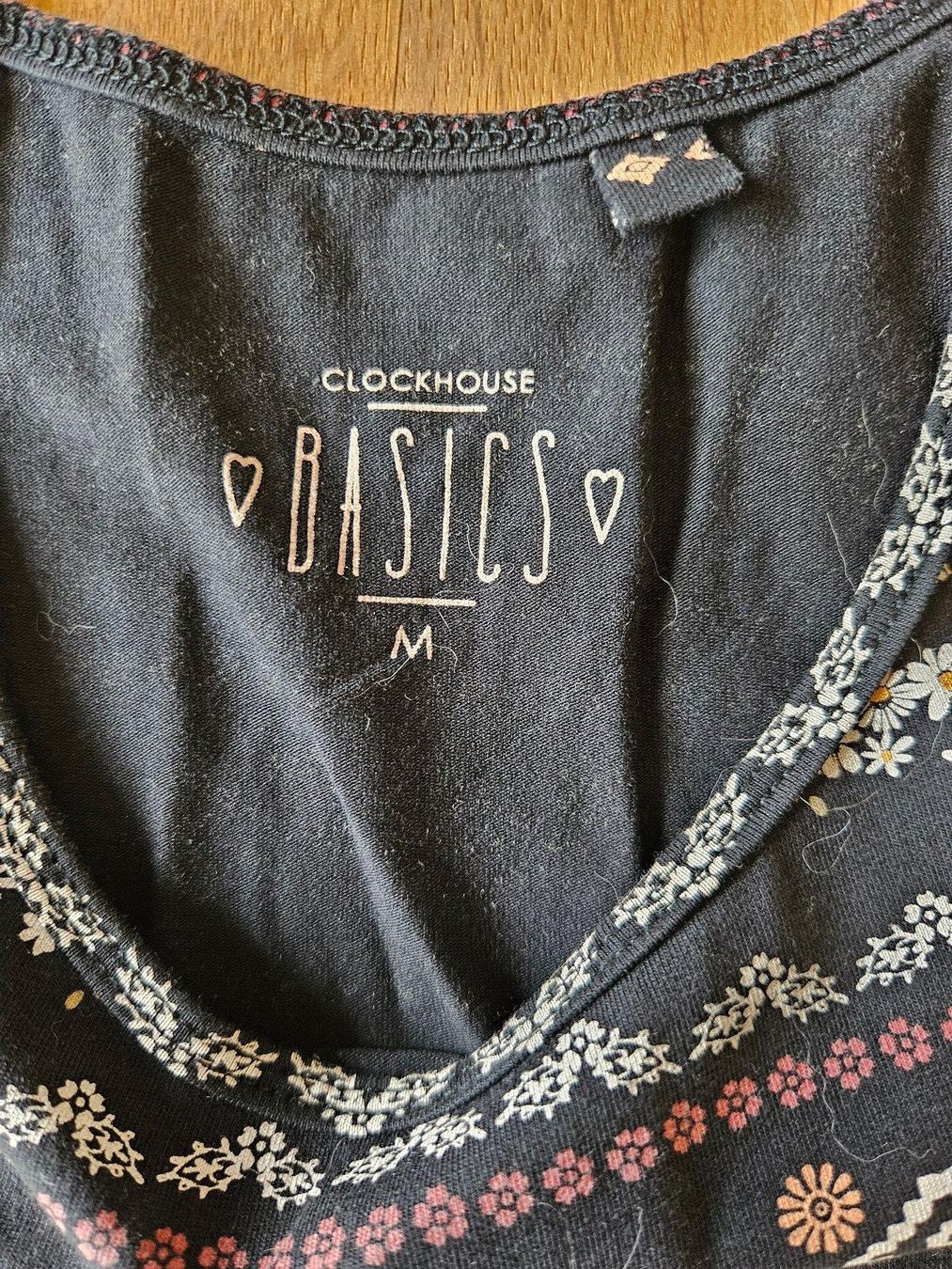 C&A Tops: Sommertop Gr. M Clockhouse schwarz gemustert – Gebraucht aus Liestal von corneb 1