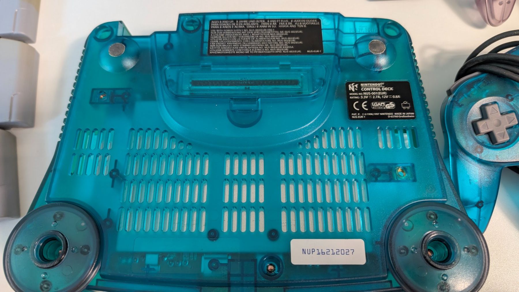 Nintendo Console: Nintendo 64 Türkis Set + 6 Spiele + 2 Controller – Usato da Amriswil venduto da PatiSun 4