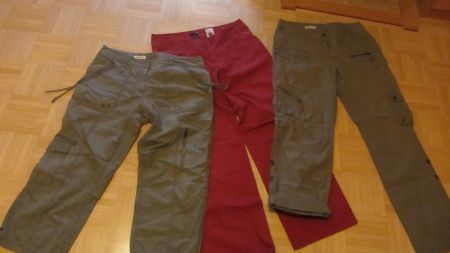 Lot de 3 pantalons femme taille 42