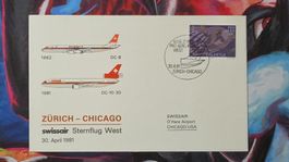 CL36 Enveloppe + Timbre Suisse - Theme Aviation 1981