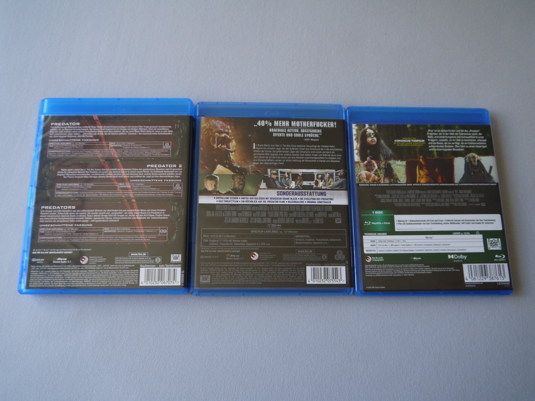Tutti i DVDs: PREDATOR 1-5 -Collection - uncut – Usato da Hagendorn venduto da Blaf 1