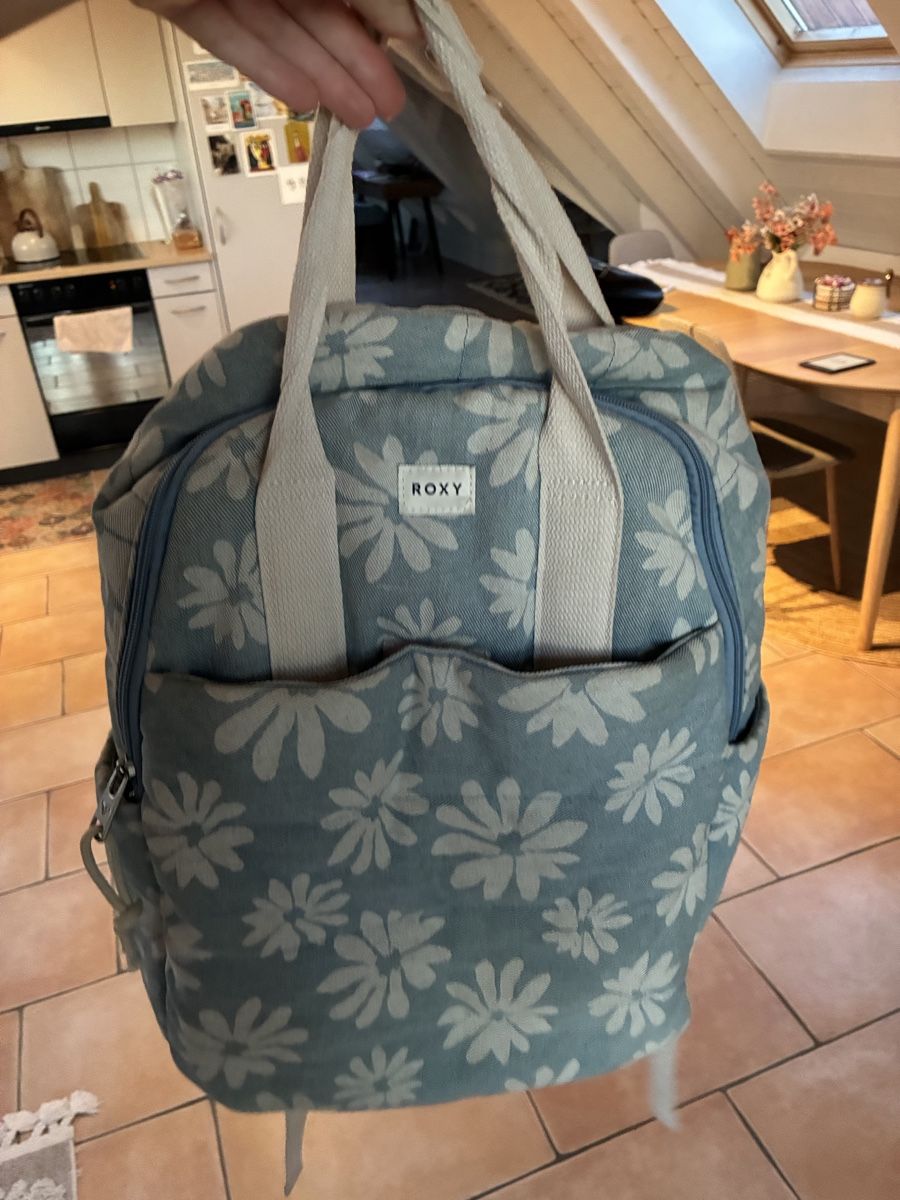 Roxy Rucksäcke: Roxy backpack denim floral print adjustable straps – Neu (gemäss Beschreibung) aus Mettmenstetten von ama_m86n