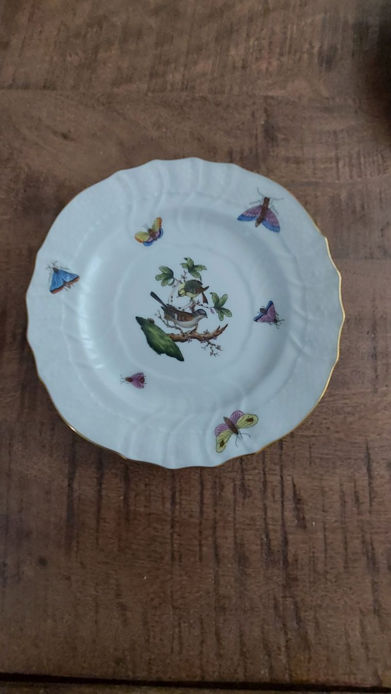 Herend Teller: 3 Herend Rothschild Bird Teller 15cm – Gebraucht aus Altstätten SG von Life5
