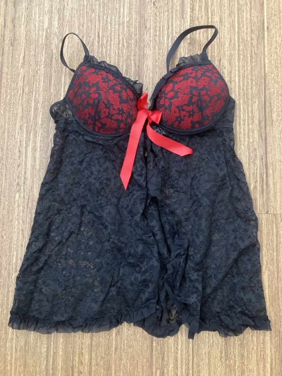 Altra biancheria intima: Damen Negligé mit Slip Schwarz Grösse M – Usato da Ruggell venduto da VegasGirl 2