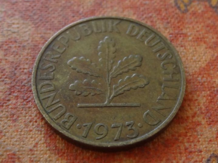 Tutti le monete: DEUTSCHLAND 10 Pfennig 1973 – Usato da Romanel-sur-Lausanne venduto da Swift13