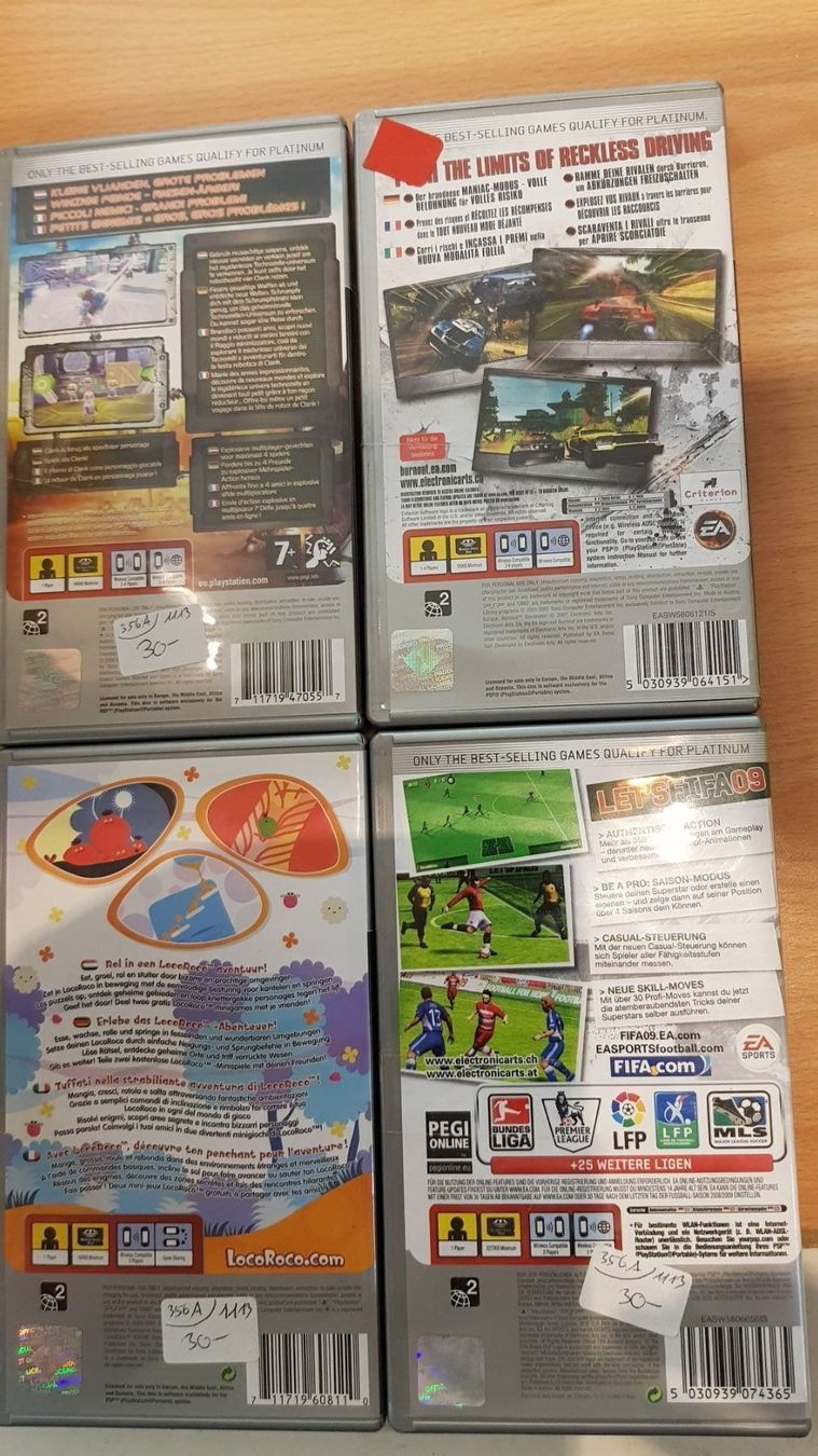 Spiele: 7 PSP Spielel – Gebraucht aus Schwarzenburg von Flamingo07 2
