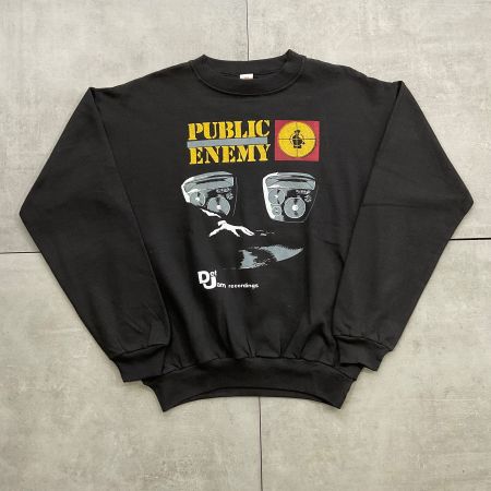 1990s Publice Enemy Def Jam Recordings Rap Sweater Pullover