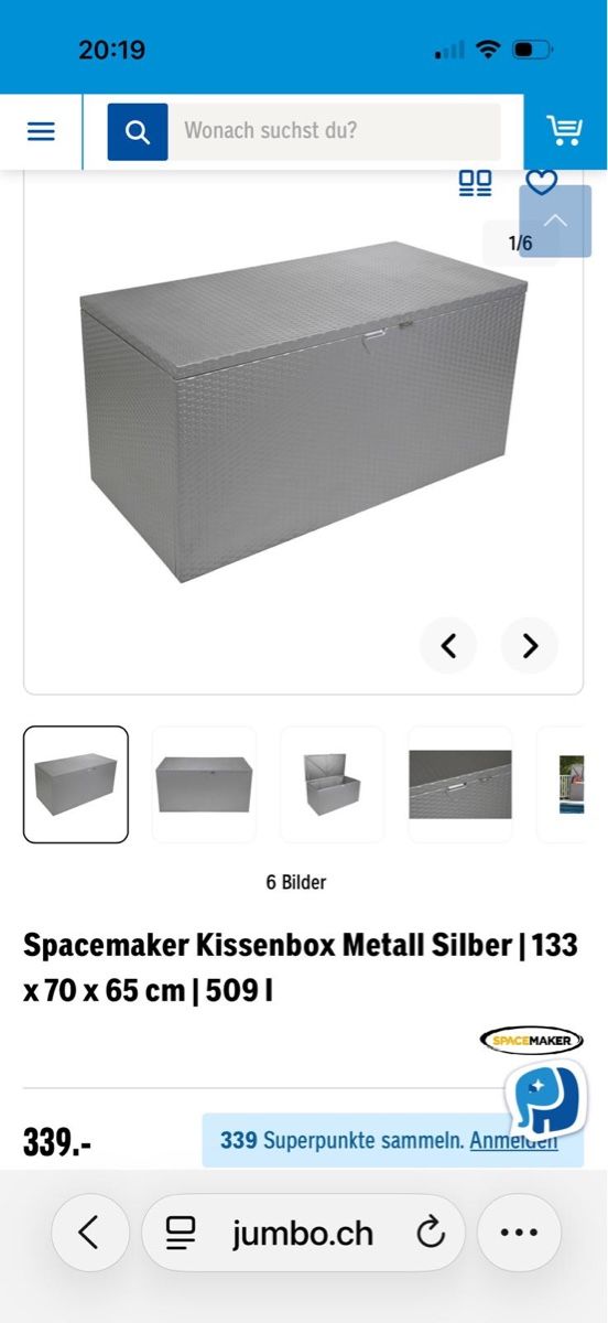 Box contenitori: Kissenbox – Usato da Gränichen venduto da Orchidee_5722 7