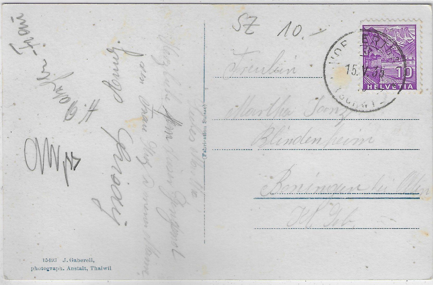 Cartes postales: Wäggital am Stausee – D'occasion à Ettingen par Kartenplanet 1