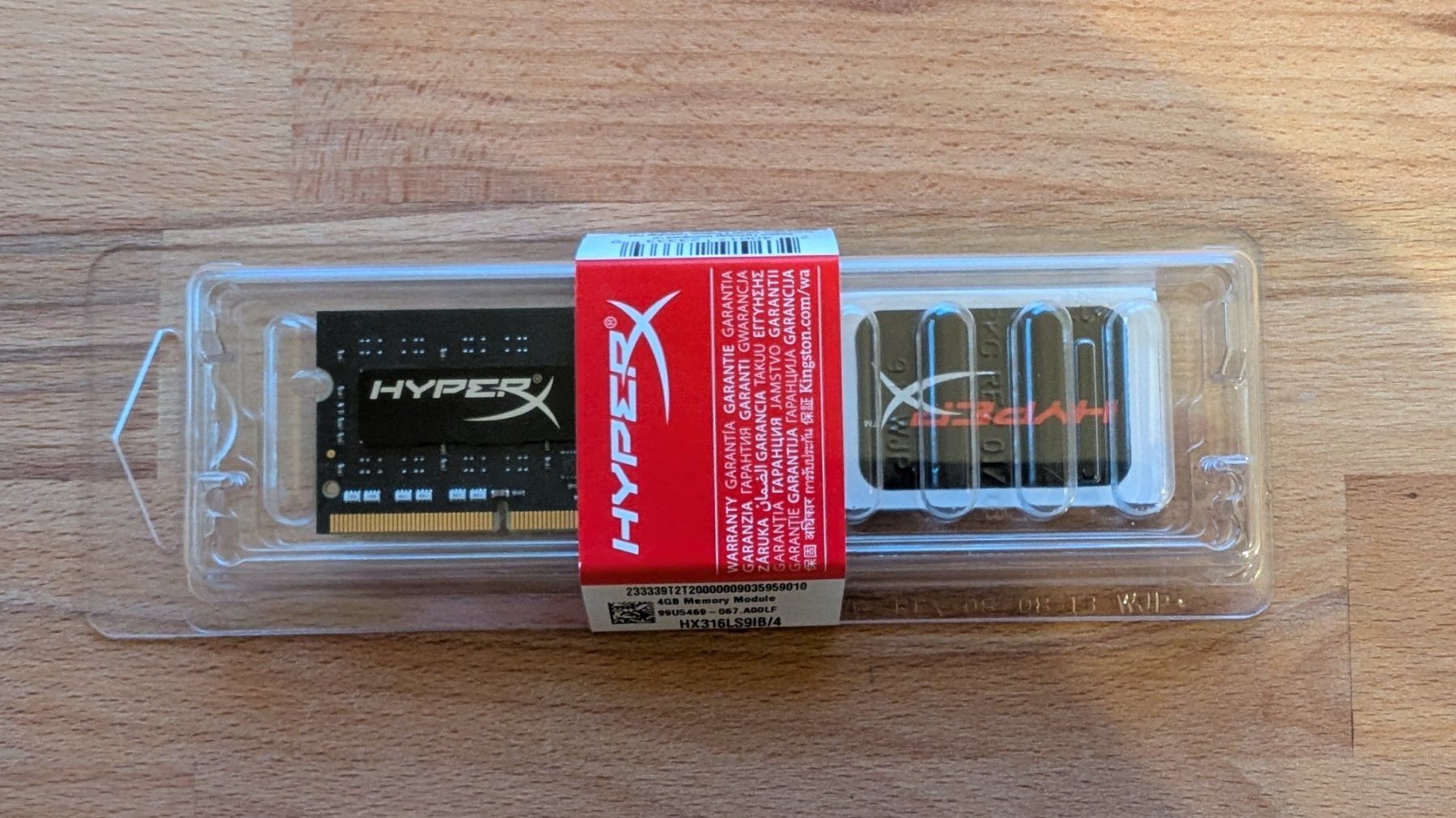 RAM HyperX 4GB DDR3L - 1600 CL9 SODIMM - NEUF (Neuf avec emballage d ...