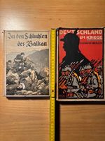 2 alte Bücher aus dem ersten Weltkrieg