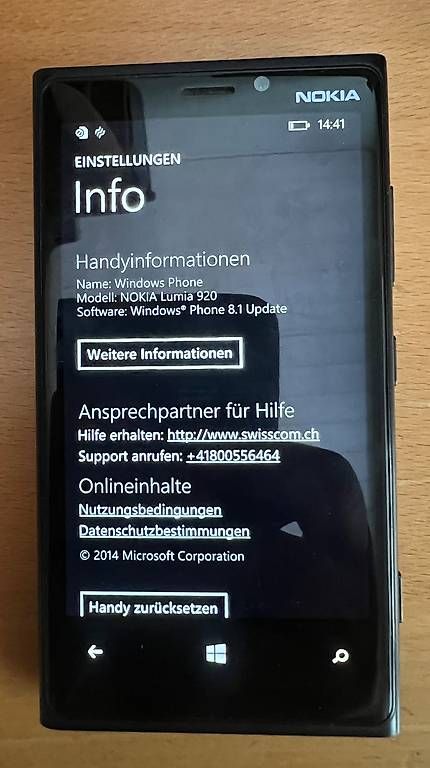 Telefoni cellulari / Smartphones: Nokia Lumia 920 – Usato da Itingen venduto da Haefi 2